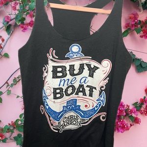 Chris Janson “Buy Me A Boat” Racerback Tank
